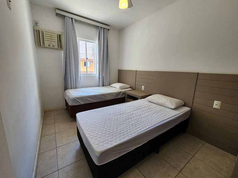 Triplex Vista Praia 4 Ilhas, 6p, Hidromassagem