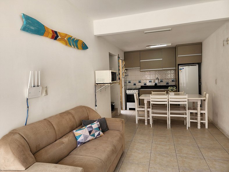 Triplex Vista Praia 4 Ilhas, 6p, Hidromassagem